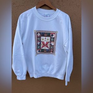 Vintage Christmas Santa Crewneck Sweater
